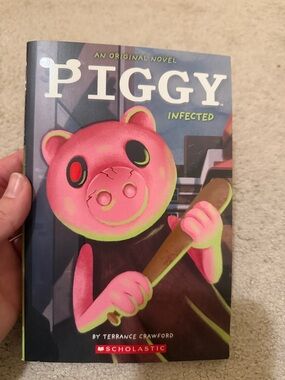 Scholastic Piggy Novel — Neon Pink and Lime Cover Art